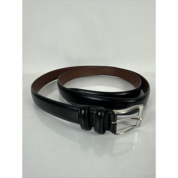 Perry Ellis Portfolio Genuine Leather Belt Black 56/140 Size 56 1P35150K - Picture 1 of 10